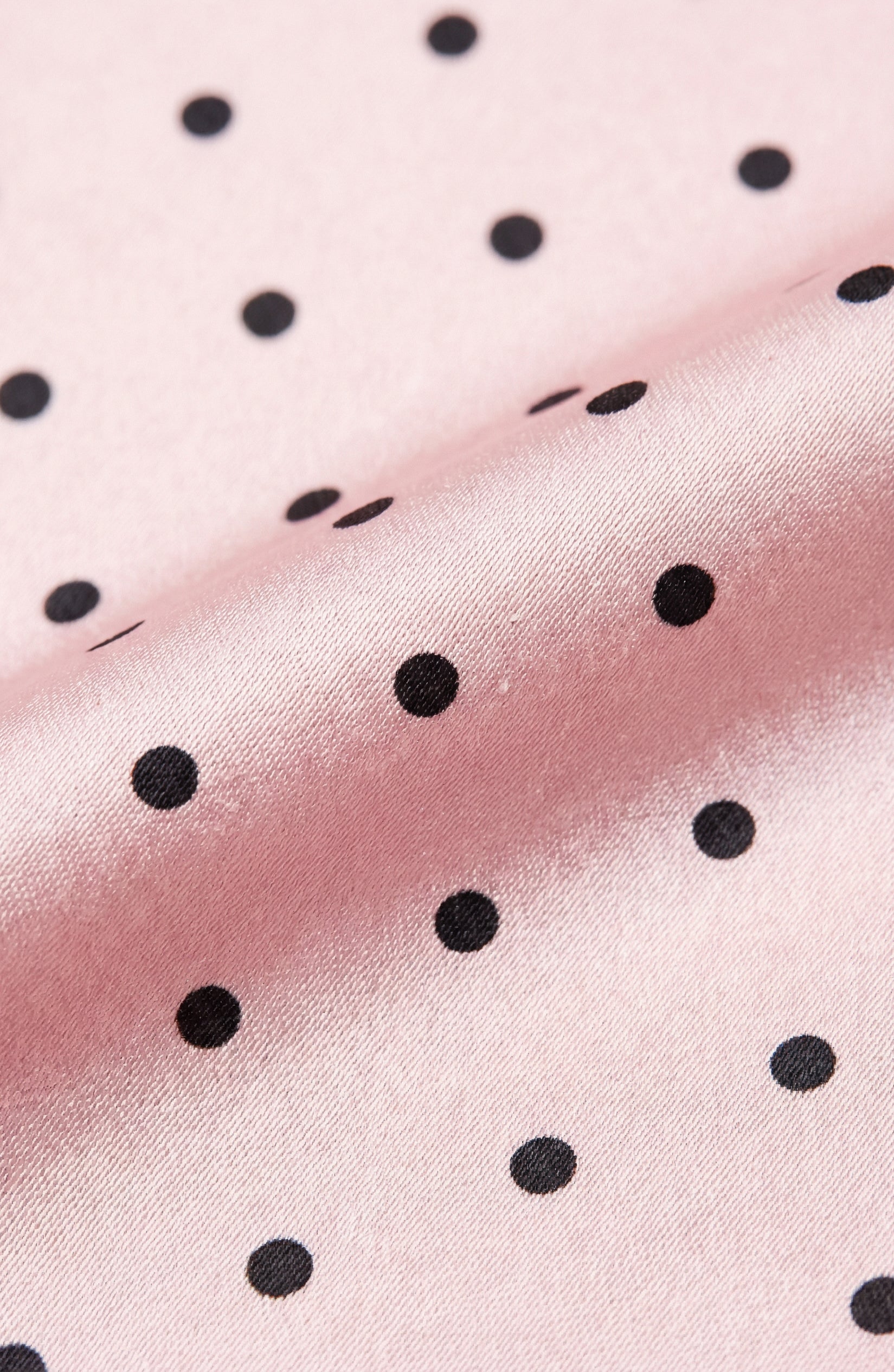 Polka Dot Puff Sleeve Top and Mini Skirt Set