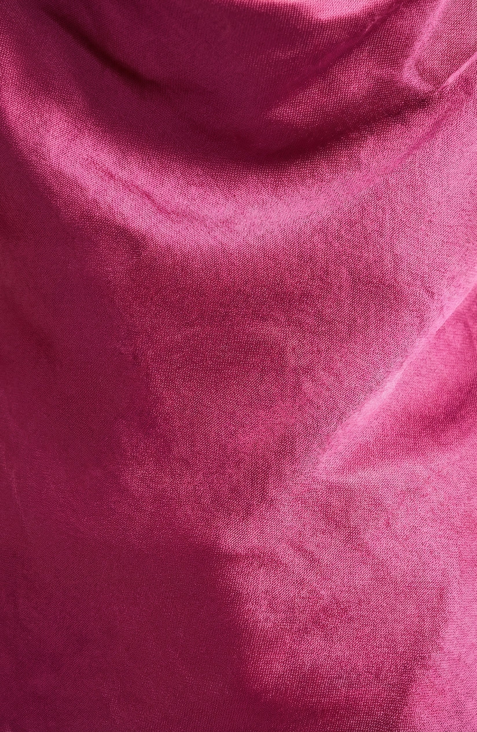 Satin Cowl Neck Halter Top