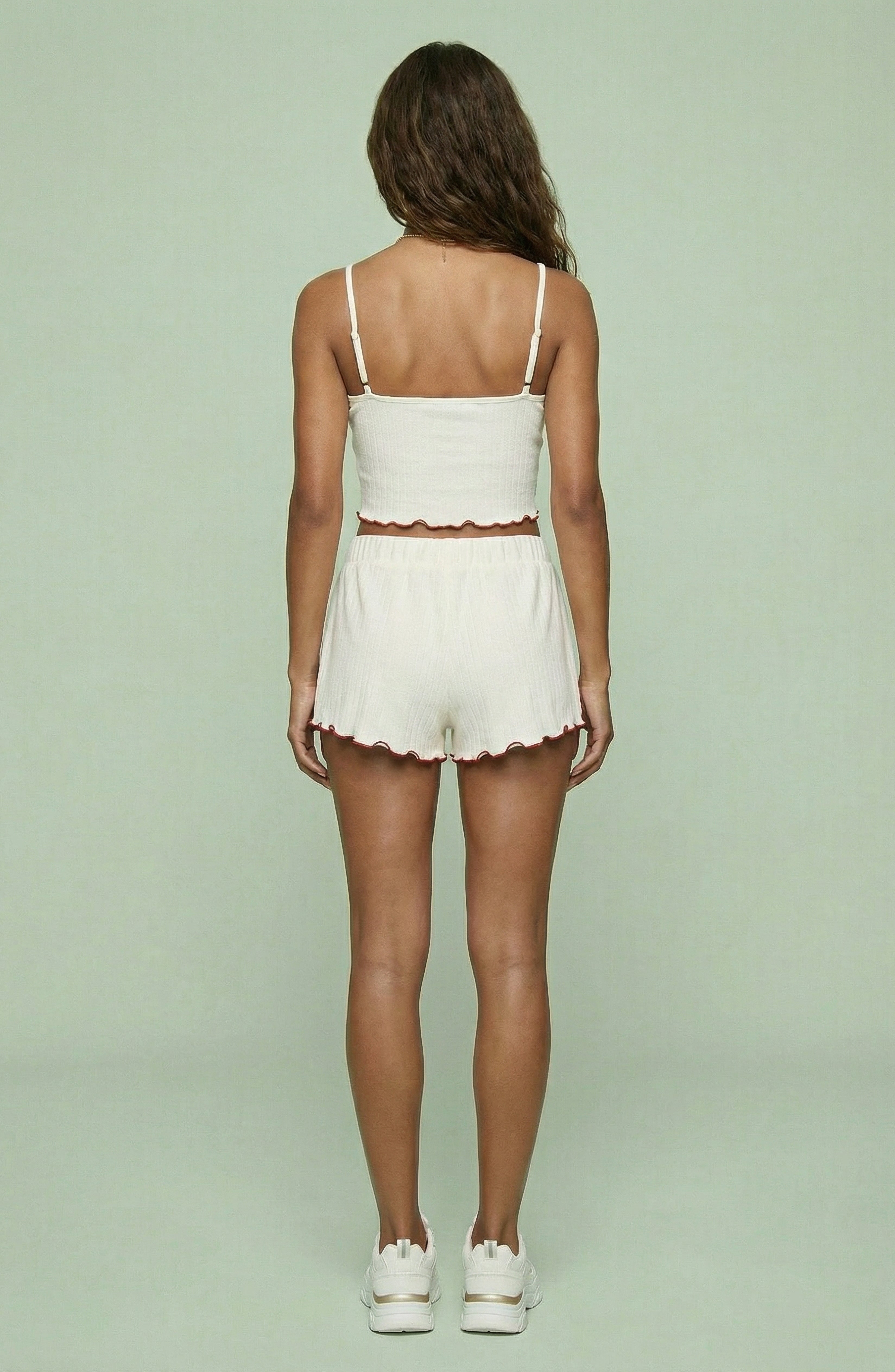 Fruit Embroidered Cami & Shorts Set